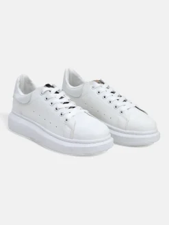 Lalla Bianca: Eleganckie Sneakersy Damskie na Platformie