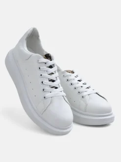 Lalla Bianca: Eleganckie Sneakersy Damskie na Platformie