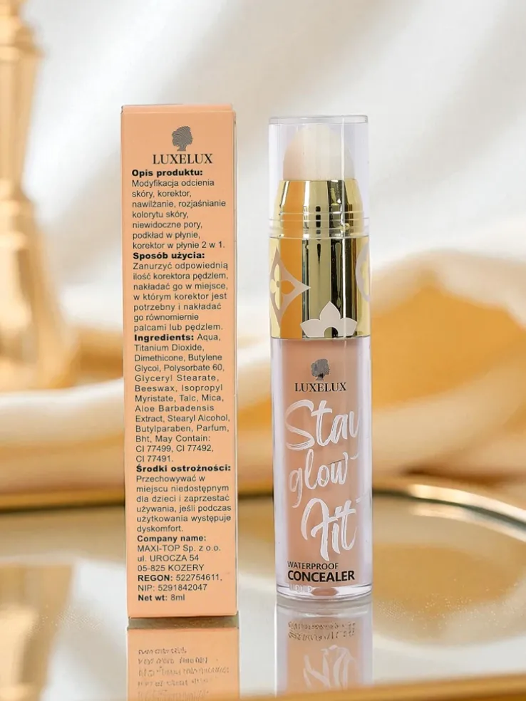 Luxelux Aurelia Waterproof Concealer 10ml – korektor kryjący, nawilżający