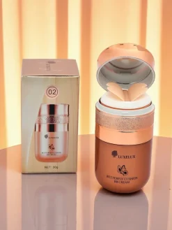 LUXELUX Podkład do twarzy Krem BB Butterfly Puff Beige