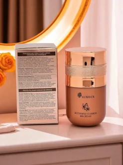 LUXELUX Podkład do twarzy Krem BB Butterfly Puff Beige