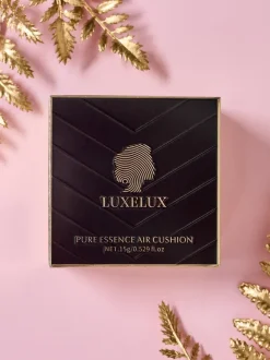 Luxelux Puder prasowany do twarzy w kamieniu z lusterkiem 15 g