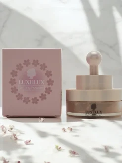 Luxelux Puder sypki z gąbeczką do twarzy 04 13,5 g