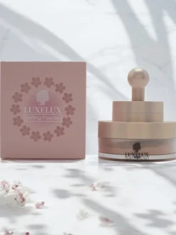 Luxelux Puder sypki z gąbeczką do twarzy 03 13,5 g