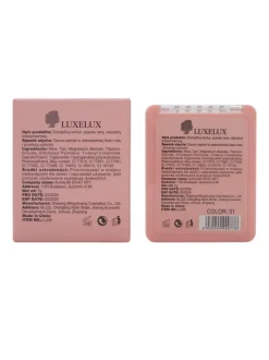 Luxelux Róż do policzków mineralny kolor Peach Pearl 01 7g