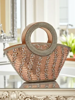 Mała torebka damska z cyrkoniami Sparkle Queen