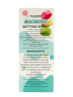 Macarons Spray utrwalający makijaż Blue