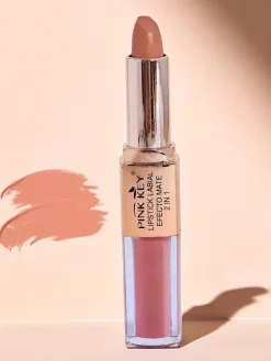 Matowa pomadka do ust w sztyfcie i w płynie 2w1 Peach Pie