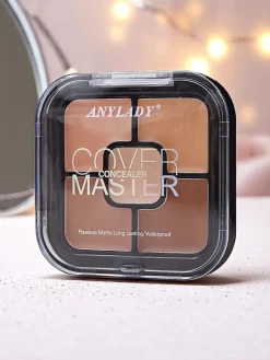 Matująca i wodoodporna Paletka konturująca 5 korektorów w odcieniu nude 02