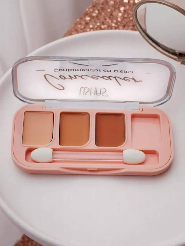 Matująca Paletka konturująca 3 odcienie Bisque Chestnut