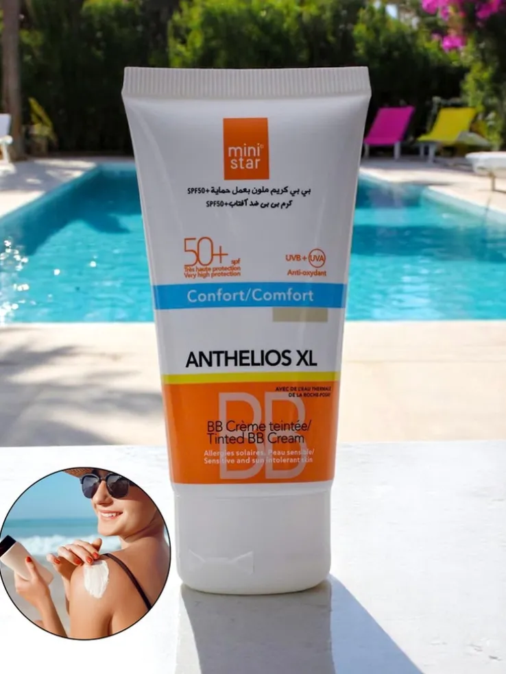 MINI STAR Nawilżający krem BB 50 SPF z matowym wykończeniem