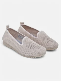 Moda Bella Beżowe Buty Damskie na Płaskim Obcasie