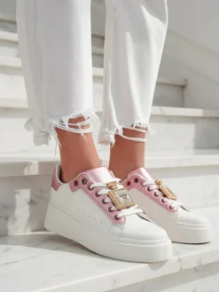 Moderna Eleganza Złota Obuwie Damskie