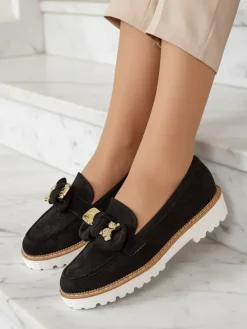 Nero Elegante Mokasyny z Ekologicznej Skóry