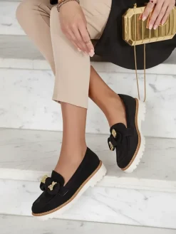 Nero Elegante Mokasyny z Ekologicznej Skóry