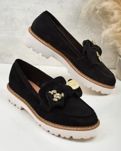 Nero Elegante Mokasyny z Ekologicznej Skóry