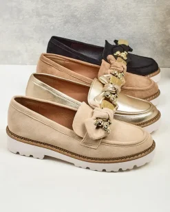 Nero Elegante Mokasyny z Ekologicznej Skóry