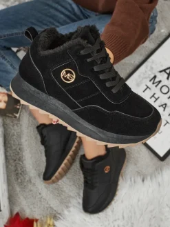 Nero Eleganza Ciepłe Sportowe Obuwie Damskie