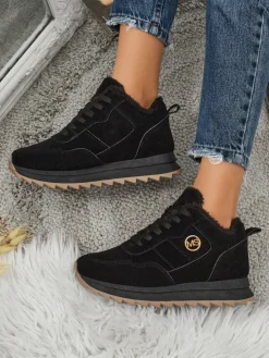 Nero Eleganza Ciepłe Sportowe Obuwie Damskie