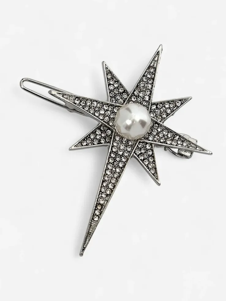 Ozdobna broszka damska gwiazda Stella Argentum