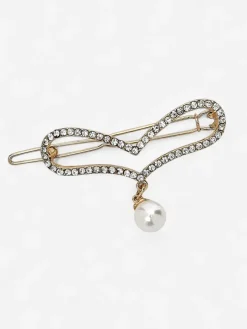 Ozdobna broszka damska serduszko Azzurra Perla