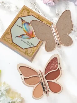 Paletka 6 cieni do powiek w kształcie motyla 0112g