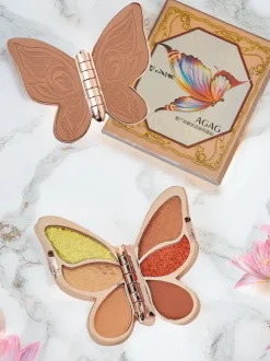 Paletka 6 cieni do powiek w kształcie motyla 03 12g