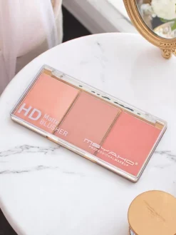 Paletka 3 odcieni matowego różu do policzków kolor Terracotta Rose