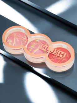 Paletka 3 odcieni rozświetlającego różu do policzków kolor Desert Rose