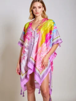 Pareo Anthea – kolorowe sukienka plażowa Royalfashion do kolan, uniwersalna