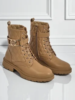 Pikowane botki damskie z ekologicznej skóry Sable Rose