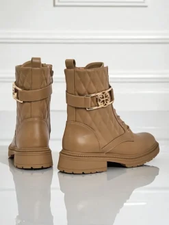 Pikowane botki damskie z ekologicznej skóry Sable Rose