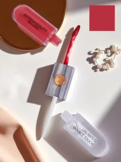 Pomadka do ust i bezbarwny błyszczyk 2w1 Cherry Mocha