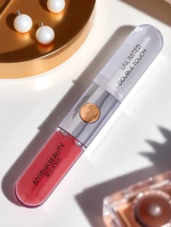 Pomadka do ust i bezbarwny błyszczyk 2w1 Cherry Mocha