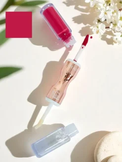 Pomadka do ust i bezbarwny błyszczyk 2w1 Velvet Punch