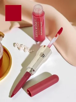 Pomadka do ust w płynie i konturówka 2w1 Russian Red