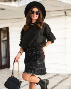 Royalfashion Krótka spódnica damska z printem