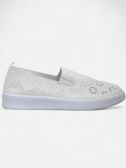 Royalfashion Ażurowe damskie półbuty slip on Mayla