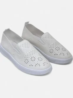 Royalfashion Ażurowe damskie półbuty slip on Mayla