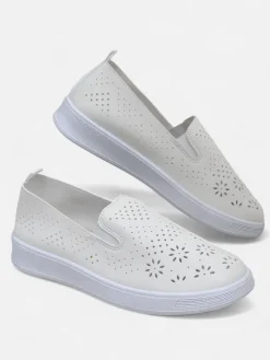 Royalfashion Ażurowe damskie półbuty slip on Mayla