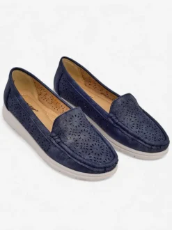 Royalfashion Ażurowe damskie mokasyny Besset