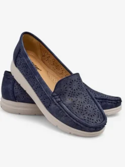 Royalfashion Ażurowe damskie mokasyny Besset