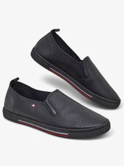 Royalfashion Ażurowe damskie półbuty slip on Vielles
