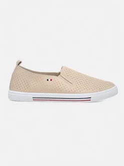Royalfashion Ażurowe damskie półbuty slip on Vielles