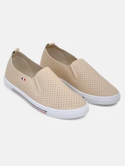 Royalfashion Ażurowe damskie półbuty slip on Vielles
