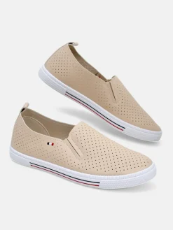 Royalfashion Ażurowe damskie półbuty slip on Vielles