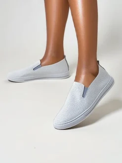 Royalfashion Ażurowe damskie półbuty slip on Eppes