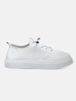 Royalfashion Ażurowe damskie sportowe półbuty sznurowane Vaned