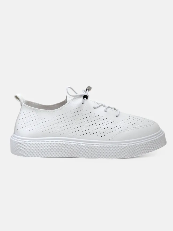 Royalfashion Ażurowe damskie sportowe półbuty sznurowane Vaned