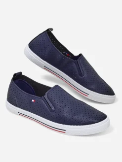 Royalfashion Ażurowe damskie półbuty slip on Vielles